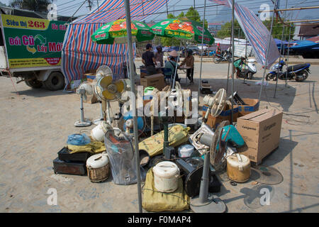 Verwertung von Abfällen in Hanoi, Vietnam Stockfoto