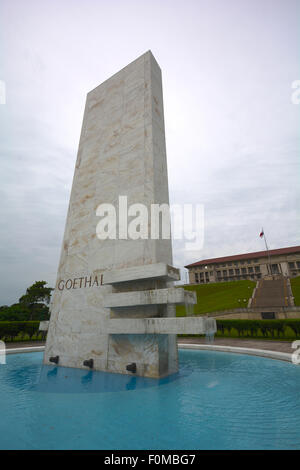 Denkmal errichtet in Erinnerung an George Goethals Bauingenieur, am besten bekannt für seine Aufsicht über den Bau und die t Stockfoto