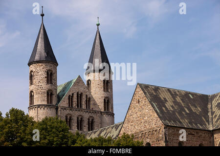 Unser Lieben Frauen / unsere Dame Kloster, Magdeburg, Sachsen-Anhalt, Deutschland Stockfoto
