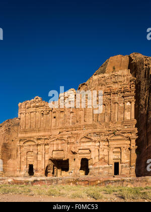 Der Palast Fels geschnitten Grab, Petra, Jordanien. Stockfoto