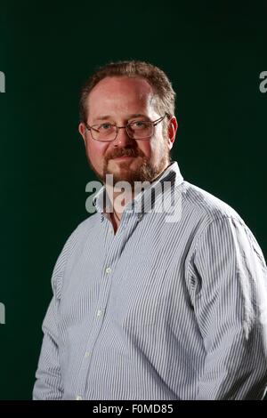 Edinburgh. VEREINIGTES KÖNIGREICH. 17. August. Edinburgh International Book Festival. abgebildete Stuart MacBride beim Edinburgh International Book Festival. Bildnachweis: Pako Mera/Alamy Live-Nachrichten Stockfoto