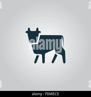 Kuh-symbol Stock Vektor
