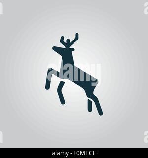 Hirsch-Symbol Vektor Stock Vektor