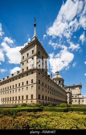 Königliche Ort San Lorenzo de El Escorial, Spanien Stockfoto