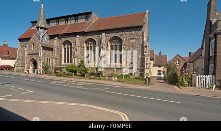 Needham Markt, Hl. Johannes der Täufer Kirche Suffolk Stockfoto