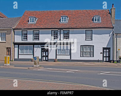 Needham Markt, Häuser Suffolk Stockfoto