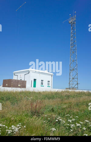 Radio Masten Flamborough Head East Yorkshire UK Stockfoto