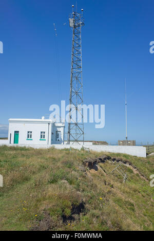 Radio Masten Flamborough Head East Yorkshire UK Stockfoto