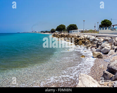 Soroni Strand auf der ägäischen Küste von Rhodos Insel Dodekanes Griechenland Europe Stockfoto