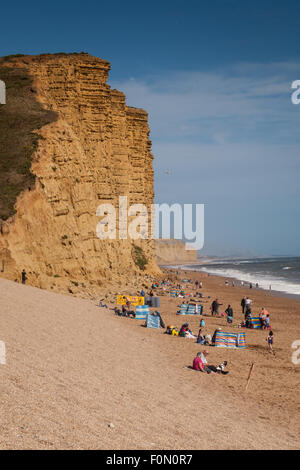 East Cliff, West Bay, Dorset UK Stockfoto