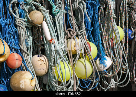Seilen und Bojen Stockfoto