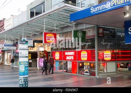 Hungrigen Jacks in Manly, Strand Vorort von Sydney in den frühen Abend, new-South.Wales, Australien Stockfoto