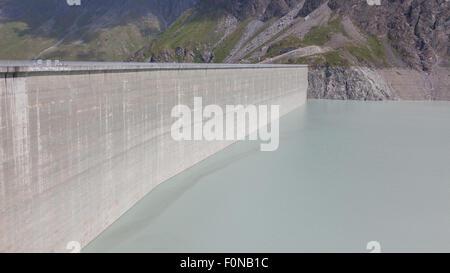 Staumauer Grande Dixence - Welten höchsten Gewichtsstaumauer - Schweiz Stockfoto