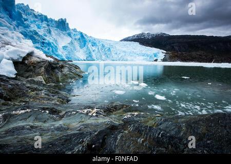 Brujo Gletscher Asien Fjord Patagonien Chile Stockfoto