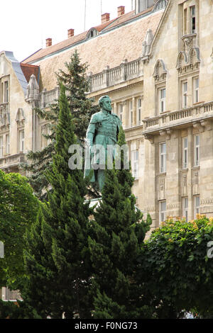 Statue von Istvan Szechenyi in Sopron, Ungarn. Stockfoto