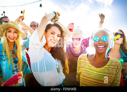 Urlaub Sommerurlaub Rahmenkonzept Muster Stockfoto