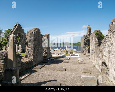 Donegal-Kloster gegründet durch Franziskanermönche in 1474 Irland Stockfoto