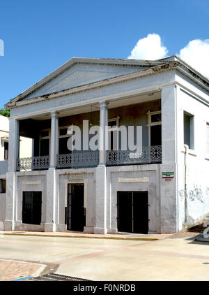 koloniale kreolischen Architektur des 17. Jahrhunderts San German Puerto Rico Stockfoto