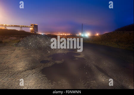 Port Talbot Stahlwerk, South Wales, UK Stockfoto