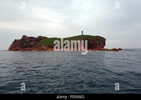 Wladiwostok, Inseln Verkhovsko, Primorje, Fernost, Russland. 15. Oktober 2014. Inseln Verkhovskogo, Peter der große-Bucht, Meer von Japan, Fernost, Wladiwostok, Russland. © Andrey Nekrassow/ZUMA Wire/ZUMAPRESS.com/Alamy Live-Nachrichten Stockfoto