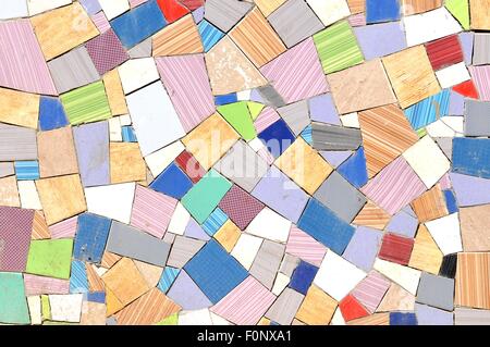 Keramik bunt Textur als Hintergrund geeignet Stockfoto