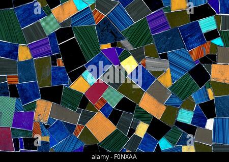 Keramik bunt Textur als Hintergrund geeignet Stockfoto