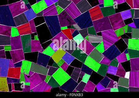 Keramik bunt Textur als Hintergrund geeignet Stockfoto