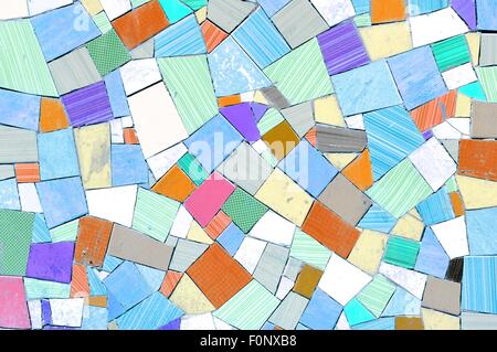 Keramik bunt Textur als Hintergrund geeignet Stockfoto