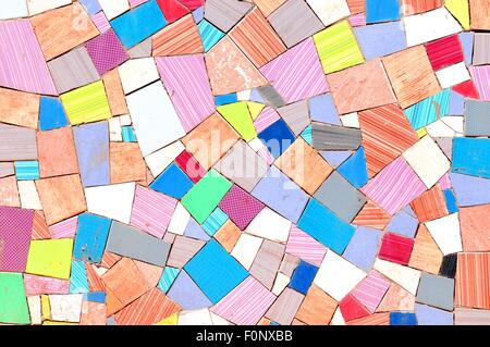 Keramik bunt Textur als Hintergrund geeignet Stockfoto