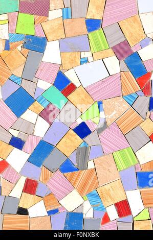 Keramik bunt Textur als Hintergrund geeignet Stockfoto