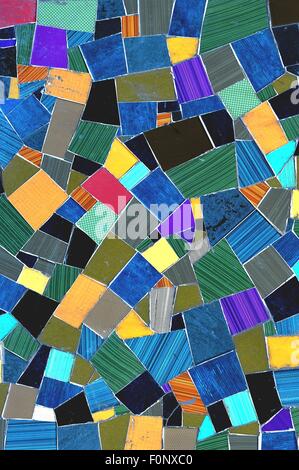 Keramik bunt Textur als Hintergrund geeignet Stockfoto