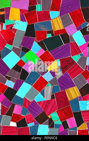 Keramik bunt Textur als Hintergrund geeignet Stockfoto
