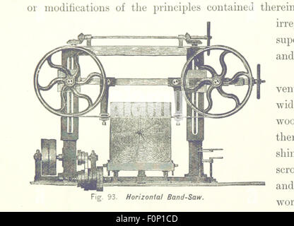 Dieses Bild, das auf Seite 400 von „Gately's World's Progress“ aufgenommen wurde, zeigt eine detaillierte Darstellung der geologischen Formation der Erde und des Fortschritts der Menschheit im Laufe der Geschichte und hebt wichtige Meilensteine in Wissenschaft und Zivilisation hervor. Stockfoto
