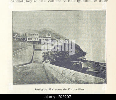 La Linea de Chorrillos. Descripcion de Los Tres Principales Balnearios Marítimos Que Appreciation Á Lima, Etc Bild entnommen Seite 122 von "La Linea de Chorrillos Stockfoto