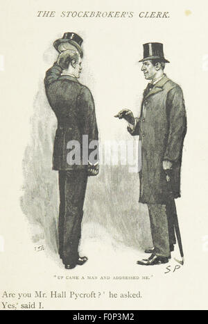 Die Memoiren des Sherlock Holmes Bild entnommen Seite 77 von "The Memoirs of Sherlock Stockfoto