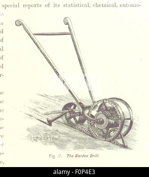 Dieses Bild, das auf Seite 139 von „Gately's World's Progress“ aufgenommen wurde, zeigt einen historischen Überblick über die geologische Bildung der Erde und den Fortschritt der menschlichen Entwicklung und zeigt die evolutionären Meilensteine des Planeten. Stockfoto