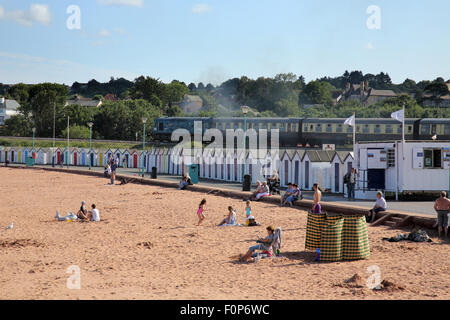 der Strand von Goodrington an der Südküste von devon Stockfoto