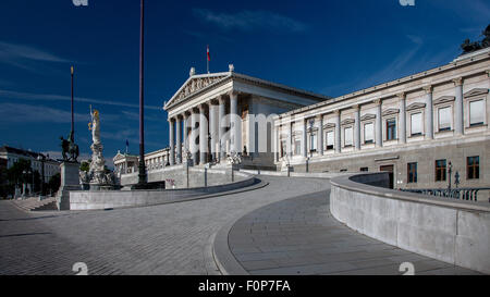 Parlamentsgebäude in Wien, Austria, Europe Stockfoto