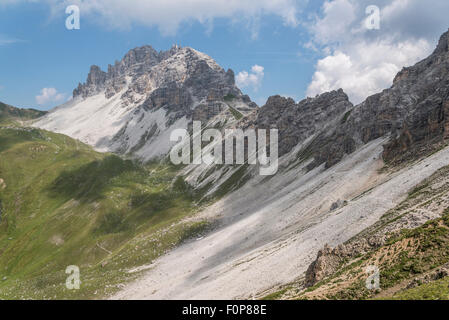 Berge des Kalkkogel Bereichs der Stubaier Alpen Stockfoto