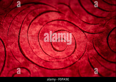 Abstrakt strukturierten roten Wirbel. Stockfoto