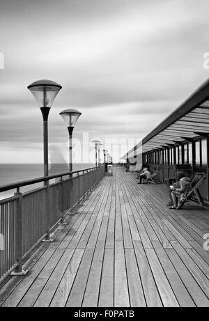 Langzeitbelichtung Bournemouth Pier Stockfoto