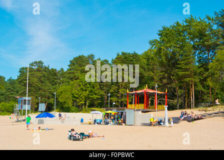 Strand, Joesuu, resort in der Nähe von Narva, Ida-Viru County Ostestland, Europa Stockfoto