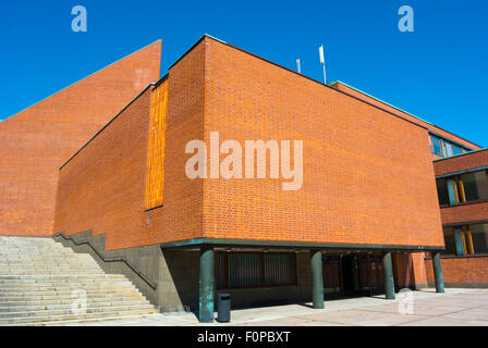 Bauten von Alvar Aalto, Helsinki University of Technology (TKK), Teil der Aalto-Universität, Otaniemi, Espoo, Finnland Stockfoto