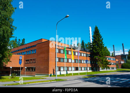 Helsinki University of Technology (TKK), Teil der Aalto-Universität, Campus, Otaniemi, Espoo, Finnland Stockfoto