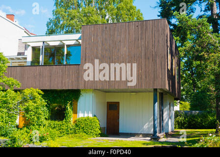 Alvar Aalto Haus (1936), jetzt Museum, entworfen von Alvar Aalto, Bezirk Munkkiniemi, Helsinki, Finnland, Europa Stockfoto