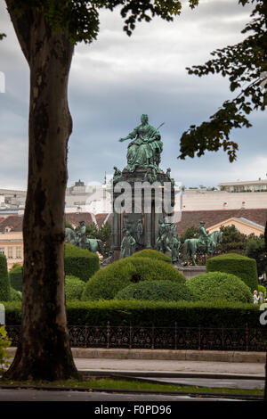 Maria-Theresia-Denkmal, Wien, Österreich Stockfoto