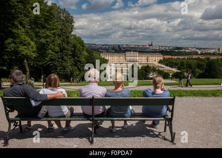 Schloss Schönbrunn, Wien, Österreich Stockfoto