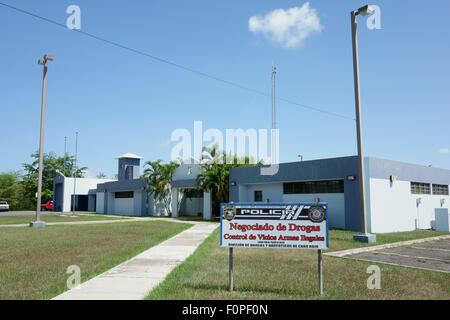 Drogen und Betäubungsmittel Polizei Hauptquartier Cabo Rojo Puerto Rico Stockfoto