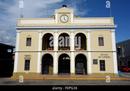 koloniale kreolischen Architektur des 17. Jahrhunderts San German Puerto Rico Stockfoto