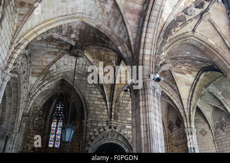 Klöster in der Kathedrale von Barcelona, Barri Gotic, Katalonien, Spanien Stockfoto